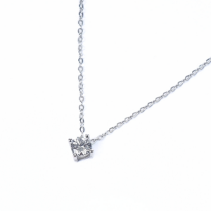 Classic Solitaire Necklace, Classic Solitaire Necklace in 925 silver with a brilliant single stone—timeless, elegant, and perfect for every moment.