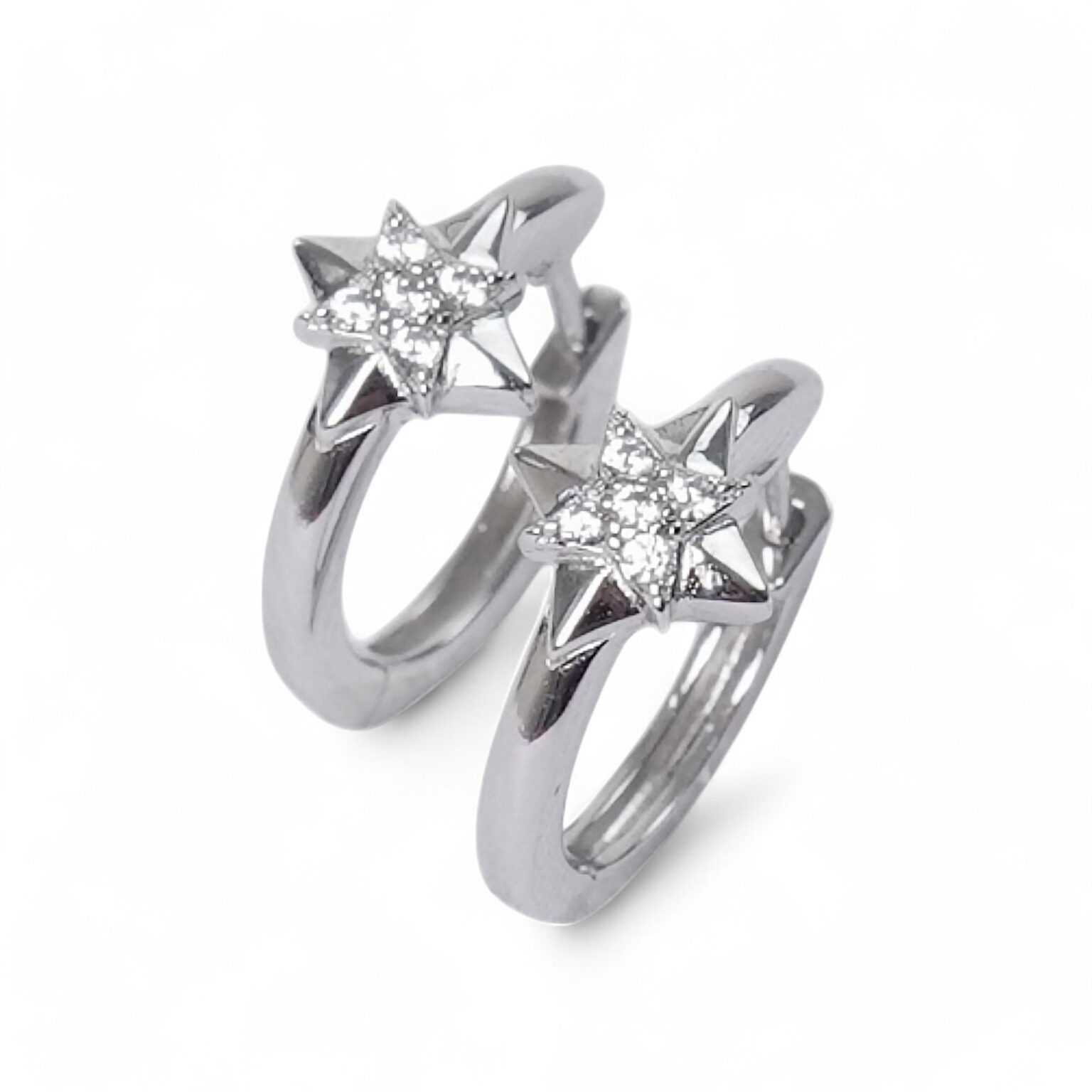 Celestial Star Silver Earrings (SE09009A)