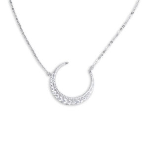 Elegant Crescent Necklace (NC01924A)