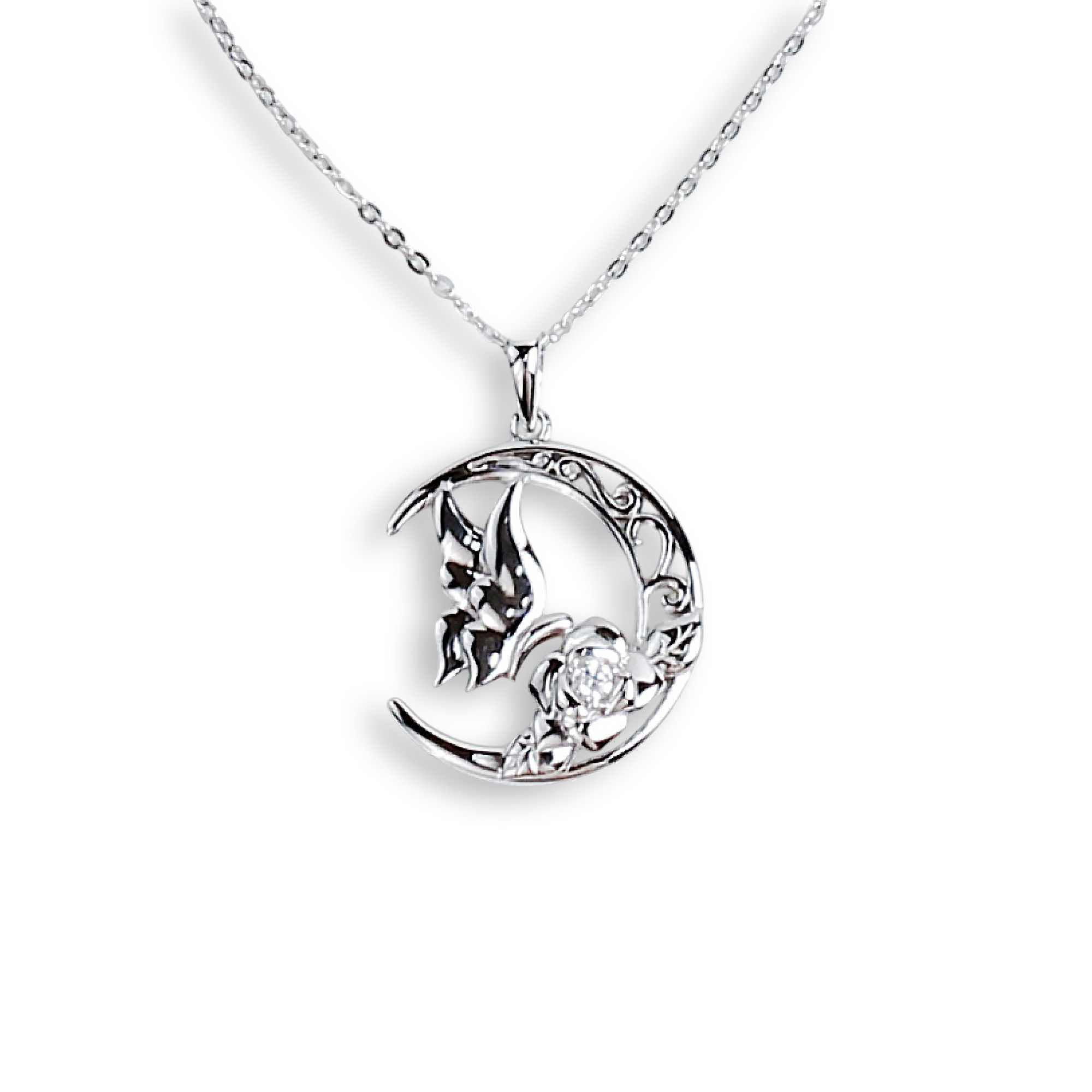 Moonlit Blossom Necklace (SP08748A)