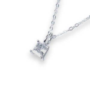 Timeless Square Gem Necklace (SP09997A)
