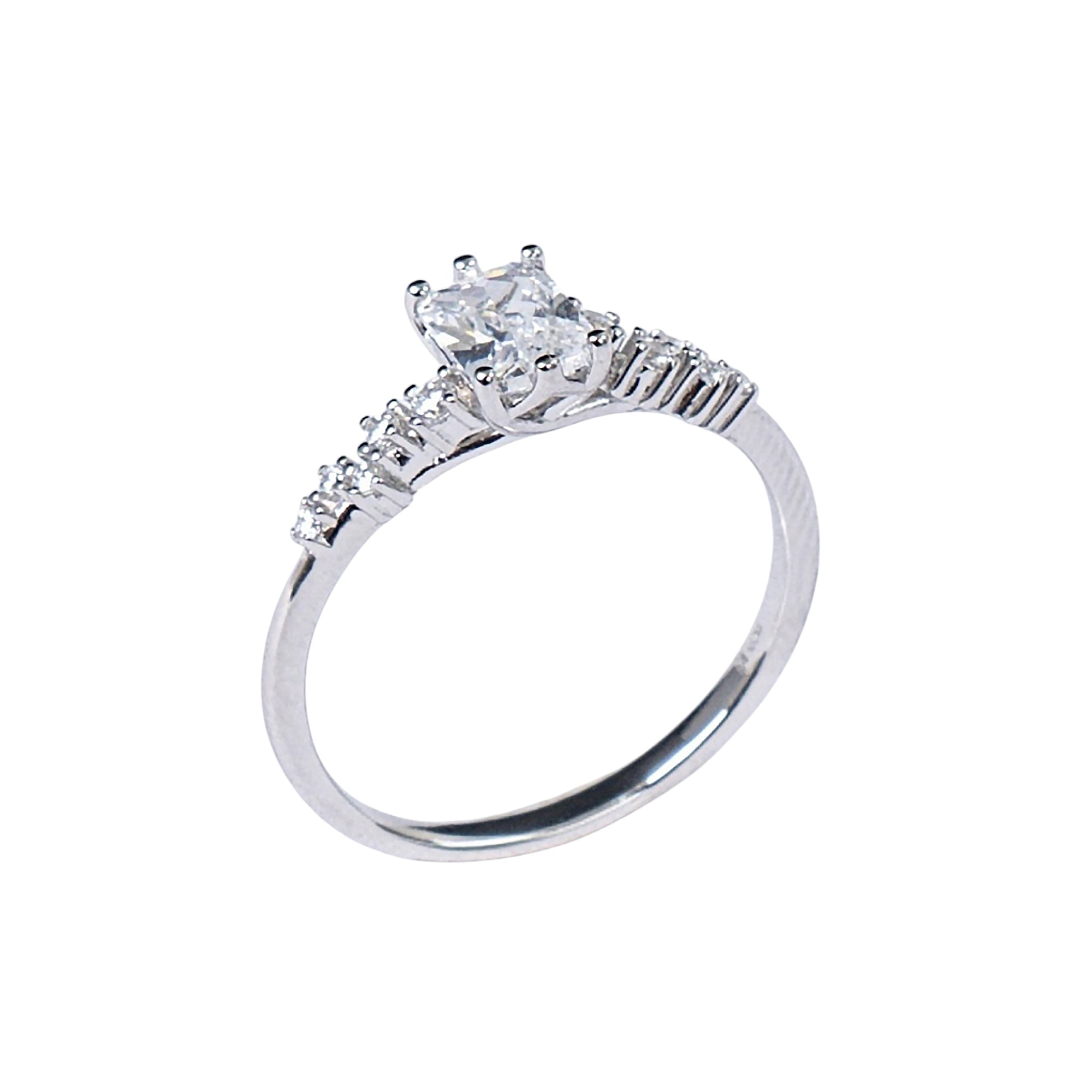 Radiant Emerald-Cut Ring (SR09339A)