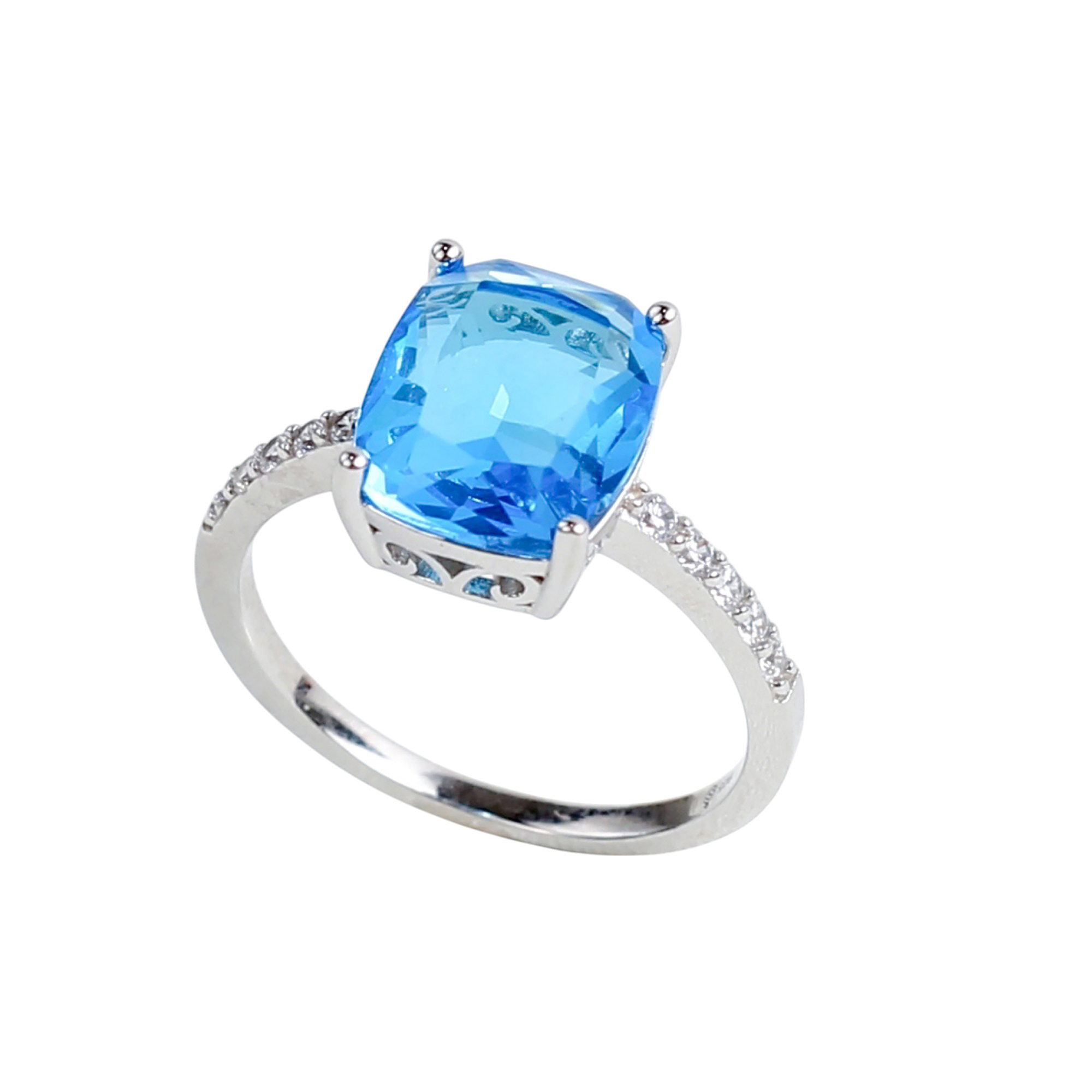Serene Blue Topaz Ring (SR09509A)