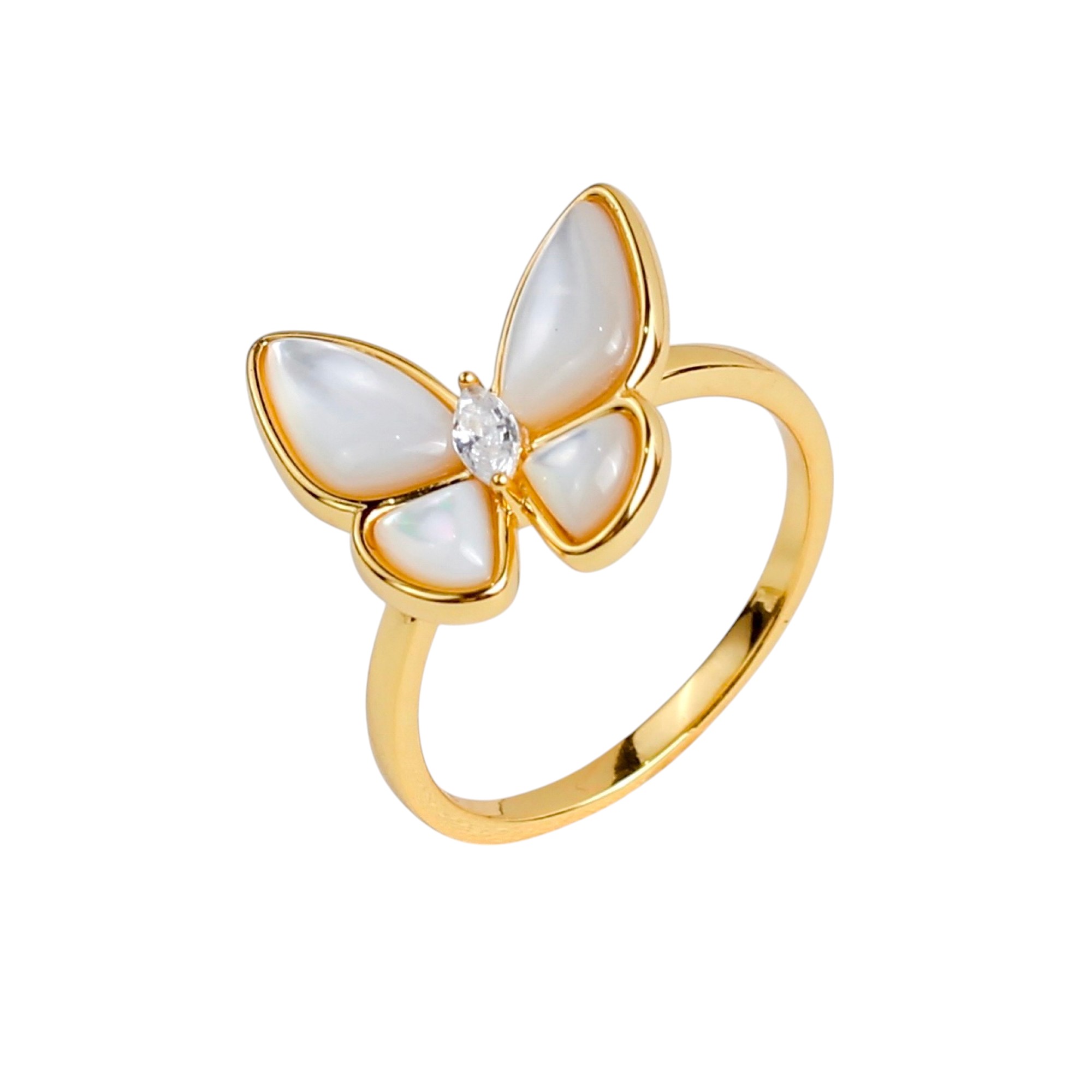 Sparkling Butterfly Ring (SR10522A)