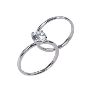 Timeless Silver Commitment Ring (SR14262A)